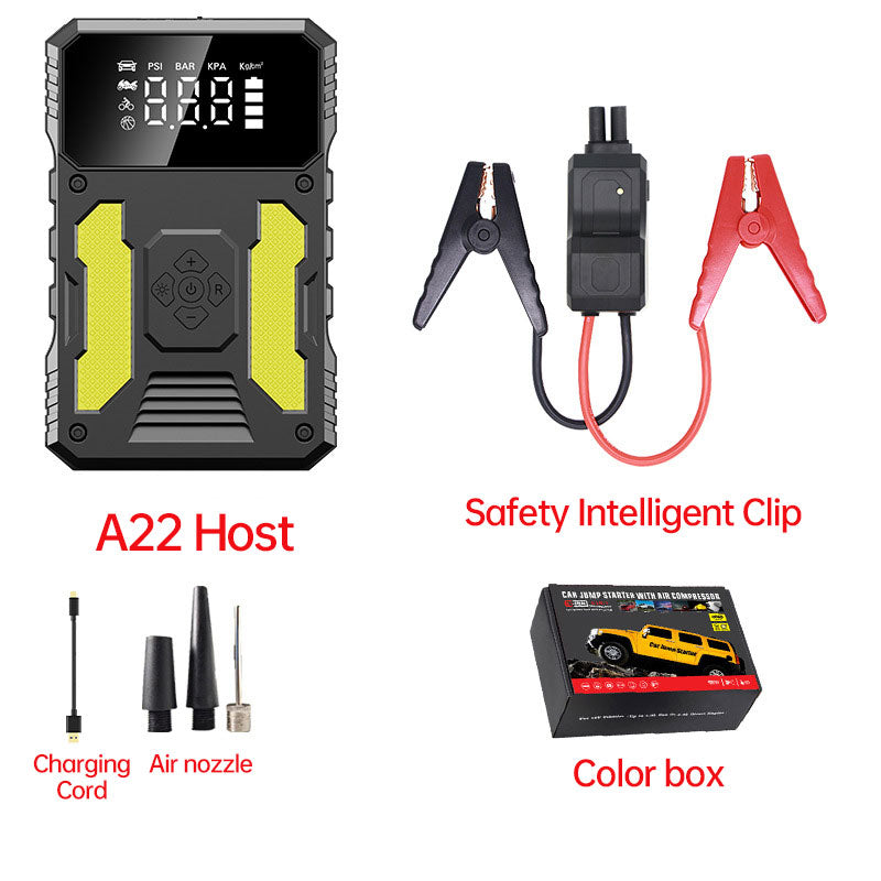 12V Lithium  Booster Jump Starter and Air Compressor