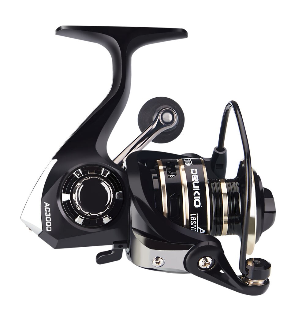 New 13+1BB Fishing Spinning Reel 2000-6000 No Gap Metal Spool Gear Ratio 5.2:1  Reel Carp Fishing Gear Pesca