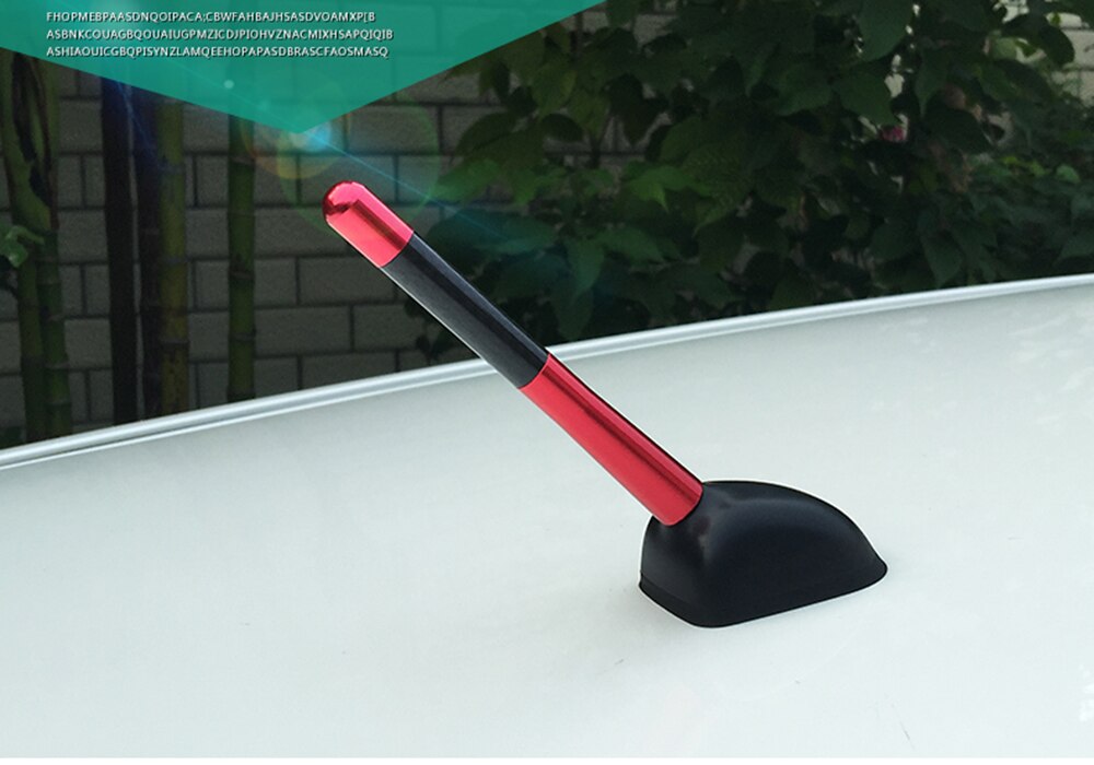 12cm Carbon Fiber Short Radio Antenna for Ford Focus Fiesta Peugeot Mazda Citroen Opel Astra Skoda Toyota Corolla Car Styling