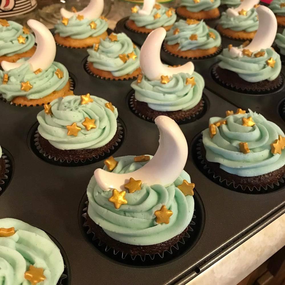 18 Chain Moon Silicone Ice Grid Mold Cold Soap Mold Creative Silicone Mold Bending Moon Chocolate Mold