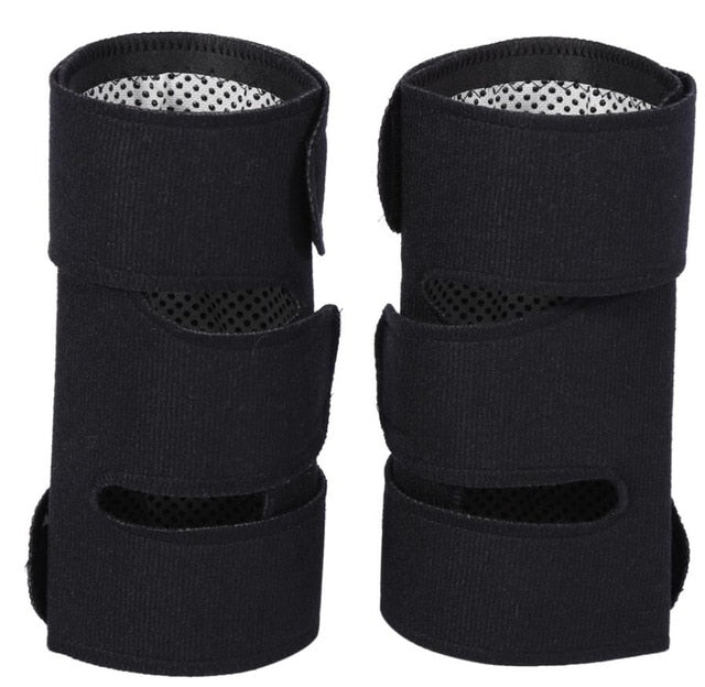 1 Pair Tourmaline Self Heating Knee Pads Magnetic Therapy Kneepad Pain Relief Arthritis Brace Support Patella Knee Sleeves Pads