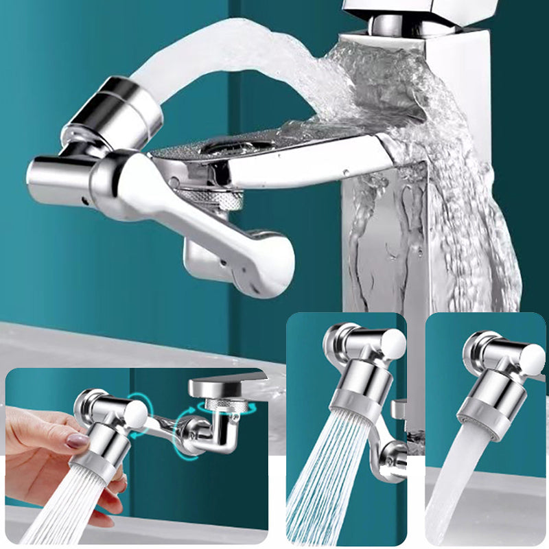 1080 °/1440 ° New Mechanical Arm Double Outlet Bubbler Universal Extension Faucet Splash Proof Washing Faucet Extender