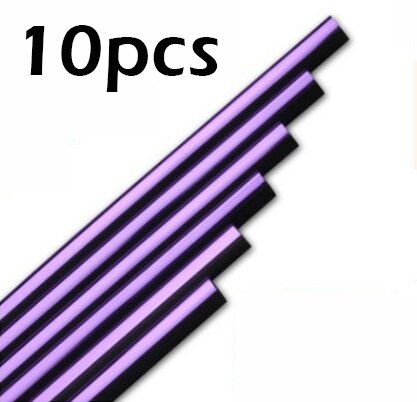 10pcs/lot Car-styling Plating Air Outlet Trim Strip Interior Air Vent Grille Switch Rim Trim Outlet Decoration Strip DIY