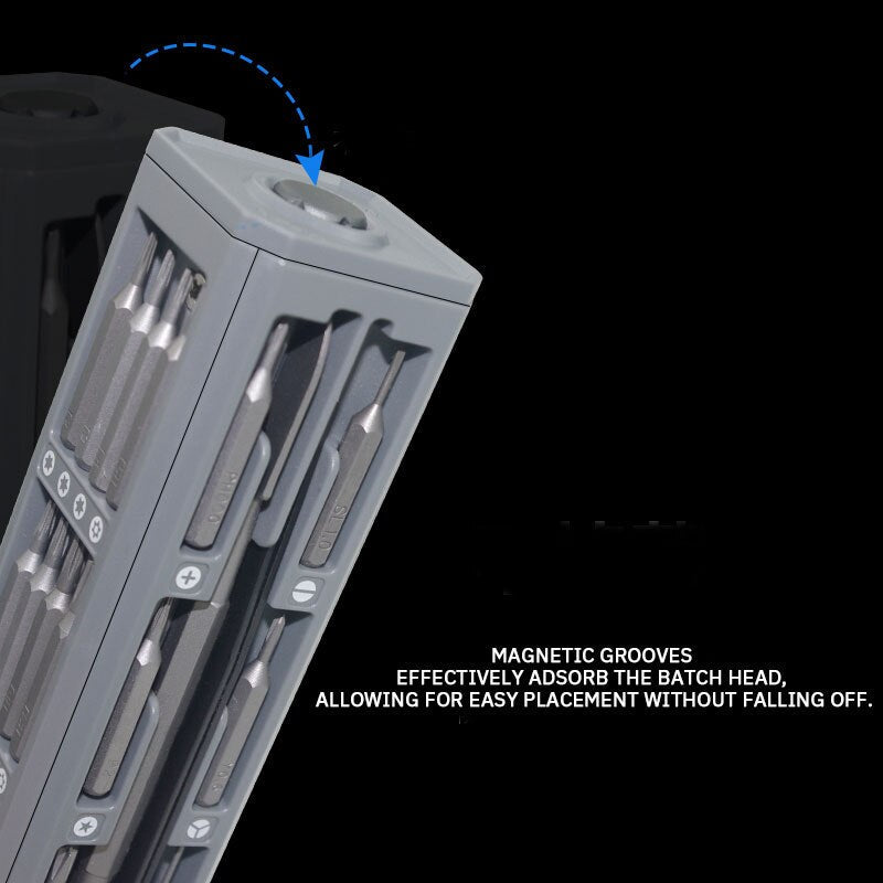 1 Set 44 in 1 Precision Screwdriver Set Multifunctional Home Repair Tool Mobile Phone Computer Repair Screwdriver Gift