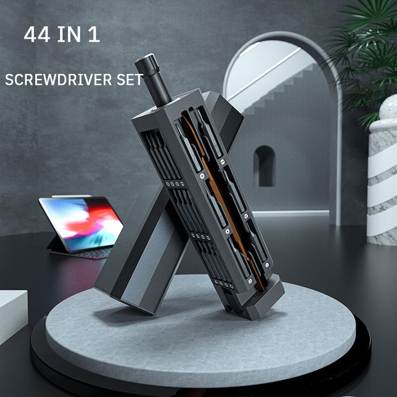 1 Set 44 in 1 Precision Screwdriver Set Multifunctional Home Repair Tool Mobile Phone Computer Repair Screwdriver Gift