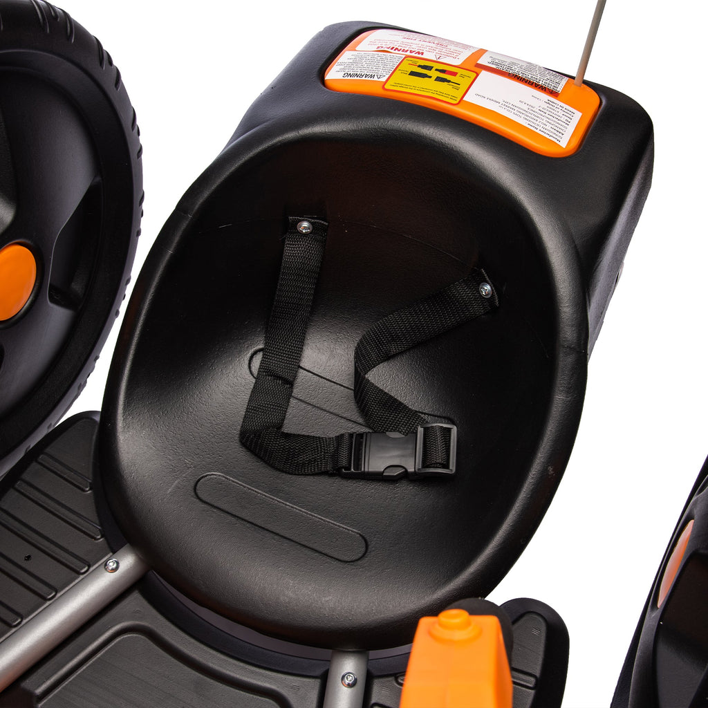 12V Kids Ride On Electric Toy,2WD,16'' exaggerated wheel,Dual handle control for 360 degree flexible steering and rotation