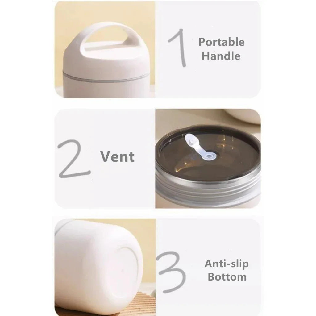 1240ML/1590ML Large Capacity Stainless Steel 304 Lunch Box Leak-Proof Multi layer Thermal Bento Box Adult Student Food Container