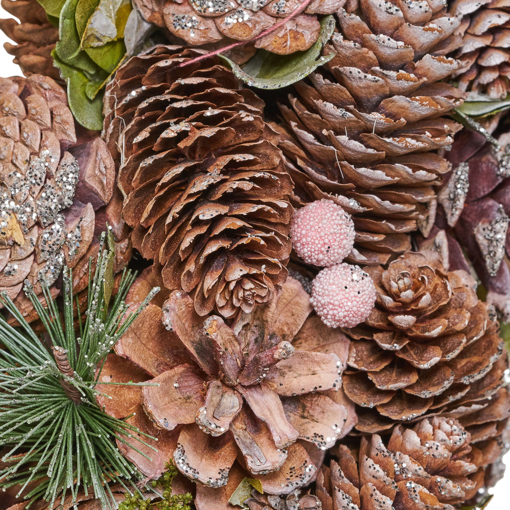 18.5'' PINE CONE WREATH