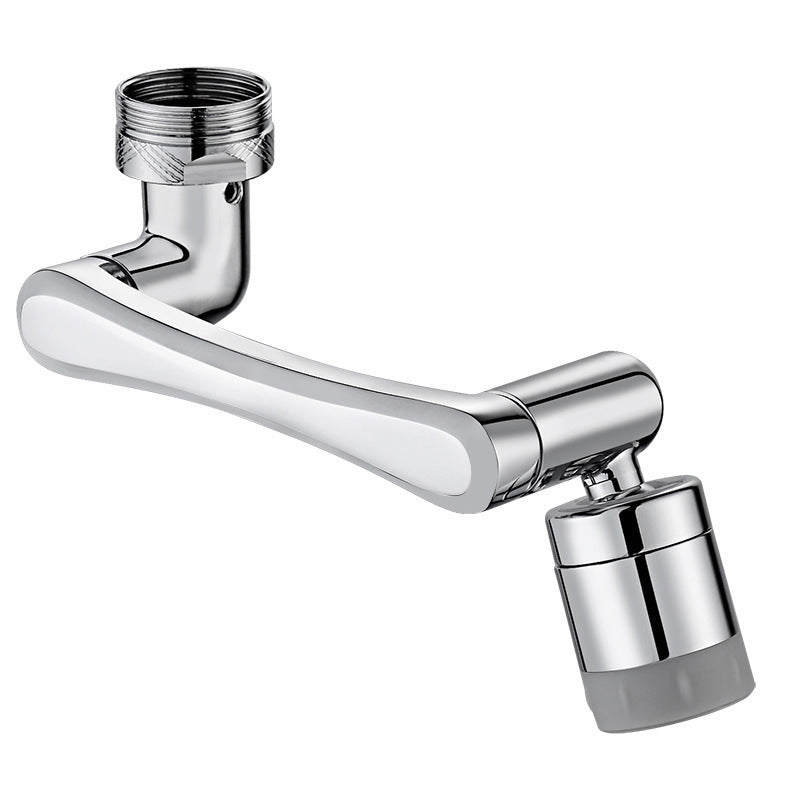 1080 °/1440 ° New Mechanical Arm Double Outlet Bubbler Universal Extension Faucet Splash Proof Washing Faucet Extender