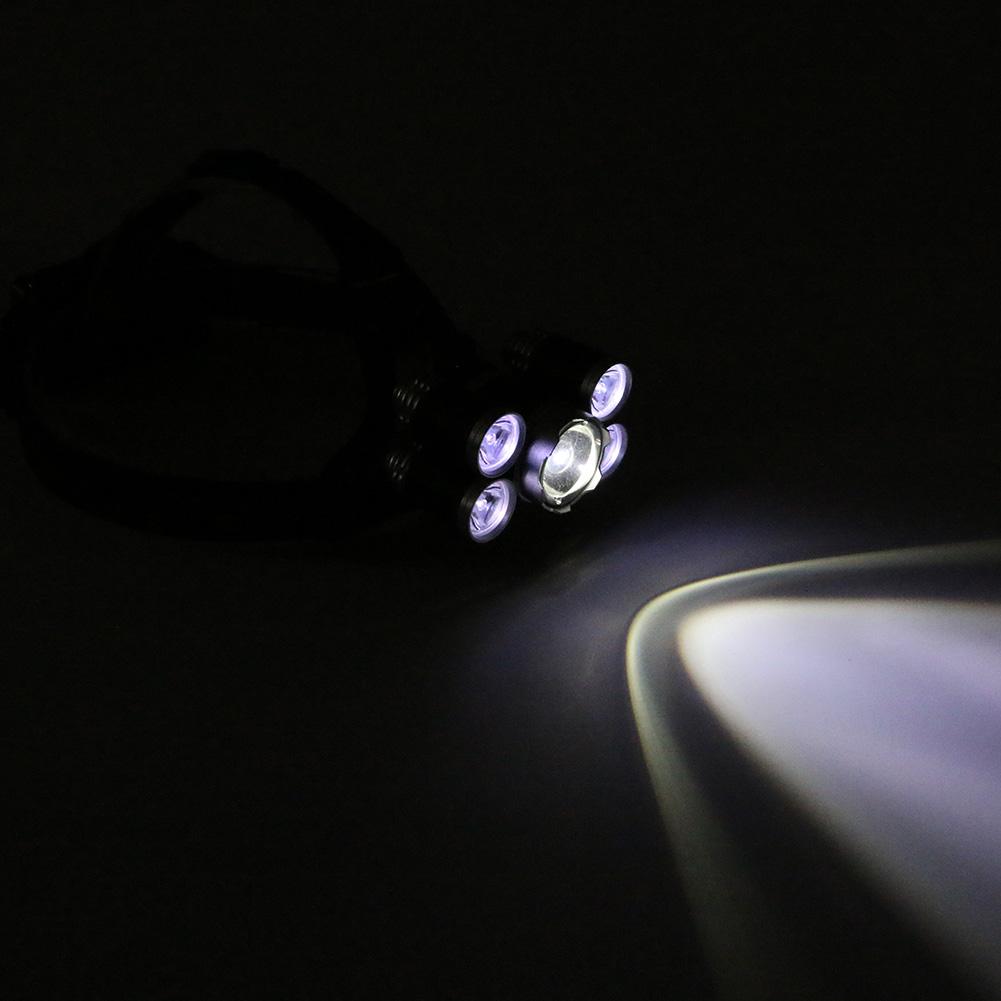 12000Lm XML T6 5 LED Headlight 4 Modes Torch 2x18650 battery+ Car charger