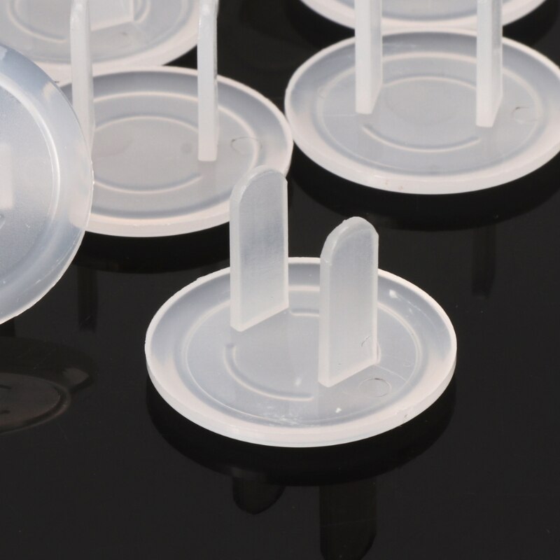 10pcs US Child Safety Electrical Outlet Cover Plugs for Power Socket Guard Baby Protection Anti Electric Shock Rotate Protector