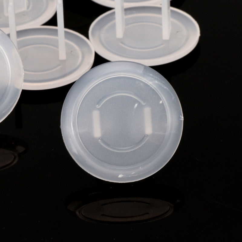 10pcs US Child Safety Electrical Outlet Cover Plugs for Power Socket Guard Baby Protection Anti Electric Shock Rotate Protector