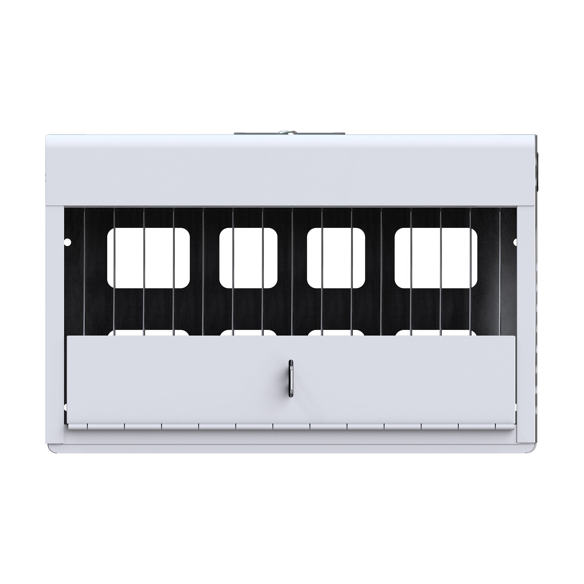 16 Bay Charging Cabinet for Laptop Chromebook Locking Charging Station-WHITE