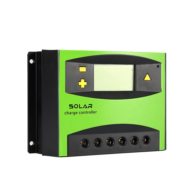 12V 24V 60A 50A 40A 30A  Solar Controller with LCD Function Dual USB 5VDC Output Solar Panel Battery Charge Regulator