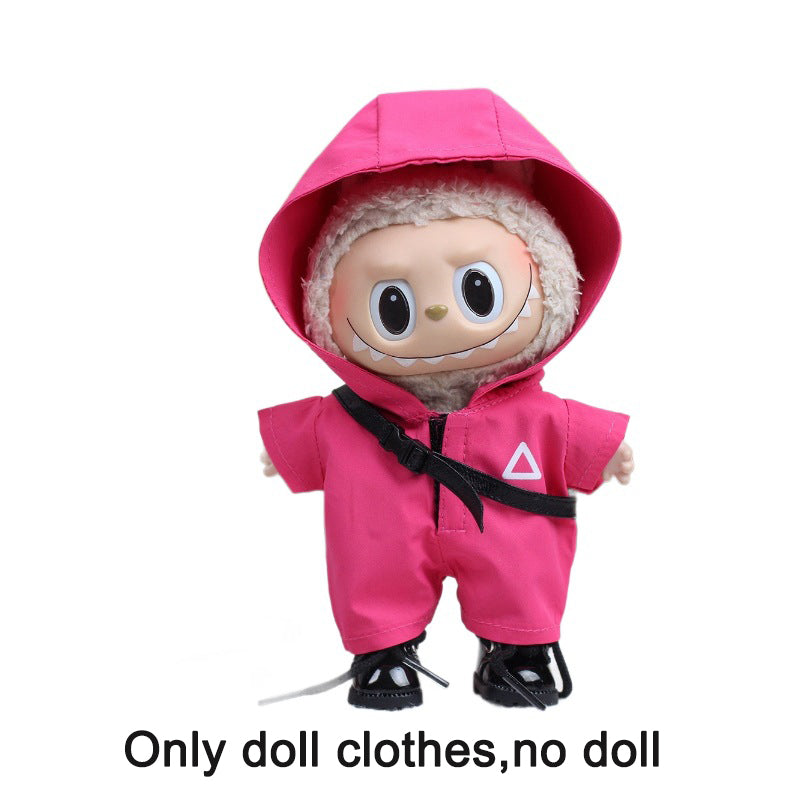 17cm Labrador Macaron Pendant Doll Hoodie Outdoor Sports Hoodie Stormtrooper