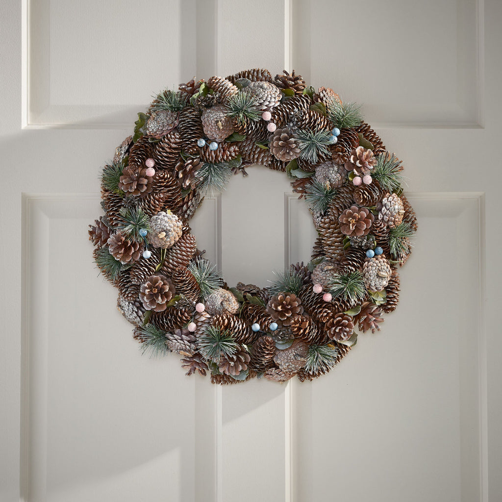 18.5'' PINE CONE WREATH