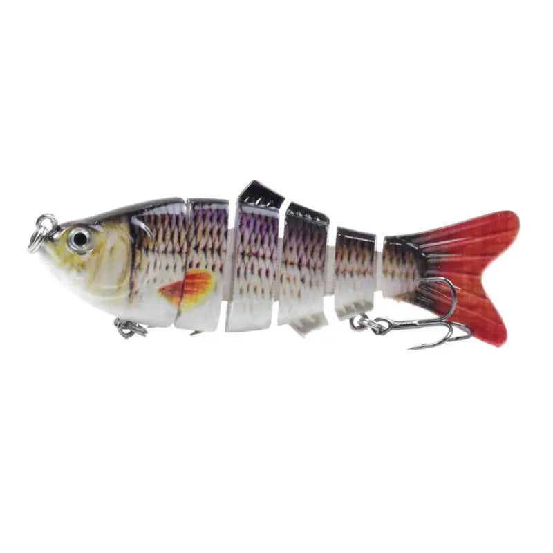 10cm 16.5g Multi-section Lure With Ring Beads Simulation Luya Multi-section Lure Submerged Bionic 6-section Lure