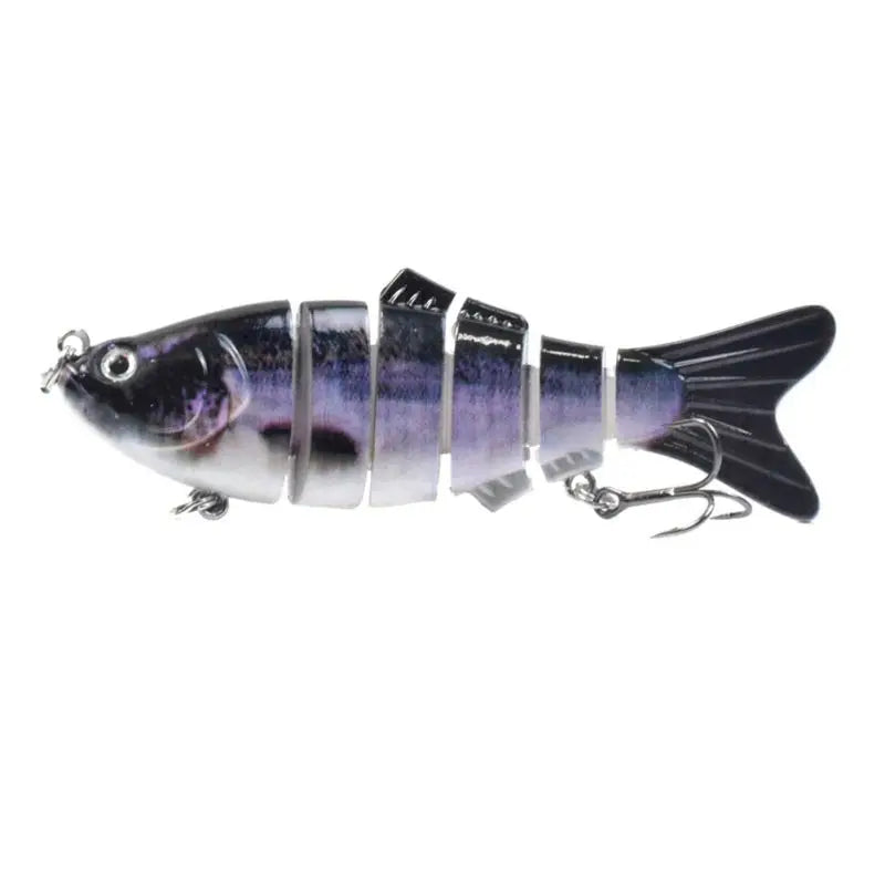10cm 16.5g Multi-section Lure With Ring Beads Simulation Luya Multi-section Lure Submerged Bionic 6-section Lure