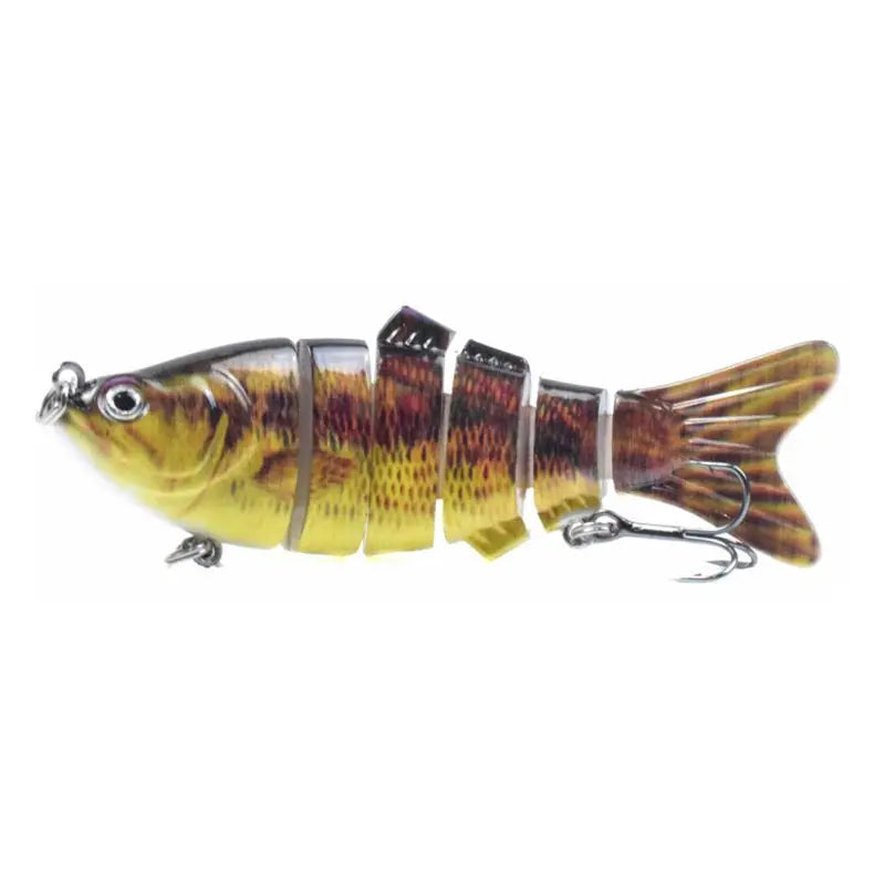 10cm 16.5g Multi-section Lure With Ring Beads Simulation Luya Multi-section Lure Submerged Bionic 6-section Lure