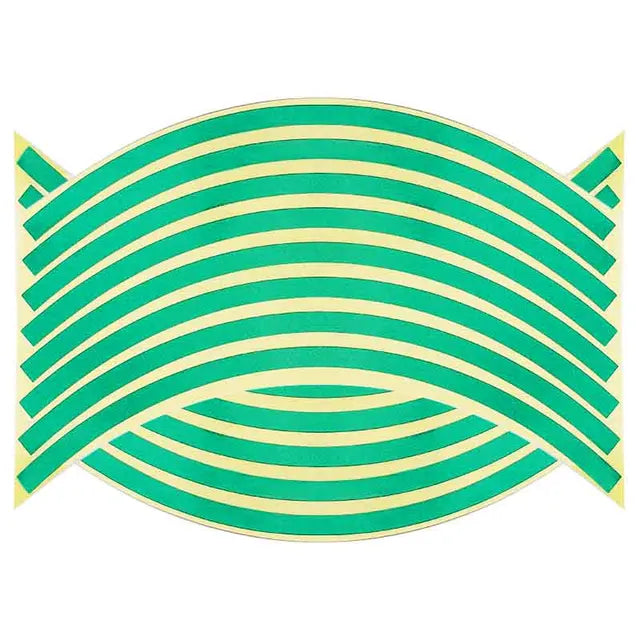 16 Pcs Strips Wheel Stickers And Decals 18 Reflective Rim Tape Bike Motorcycle Car Tape 5 Colors Car Styling