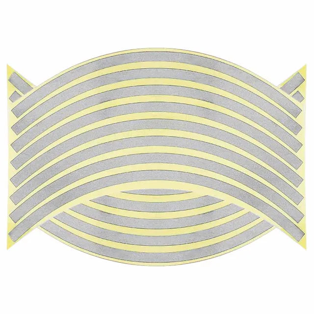 16 Pcs Strips Wheel Stickers And Decals 18 Reflective Rim Tape Bike Motorcycle Car Tape 5 Colors Car Styling